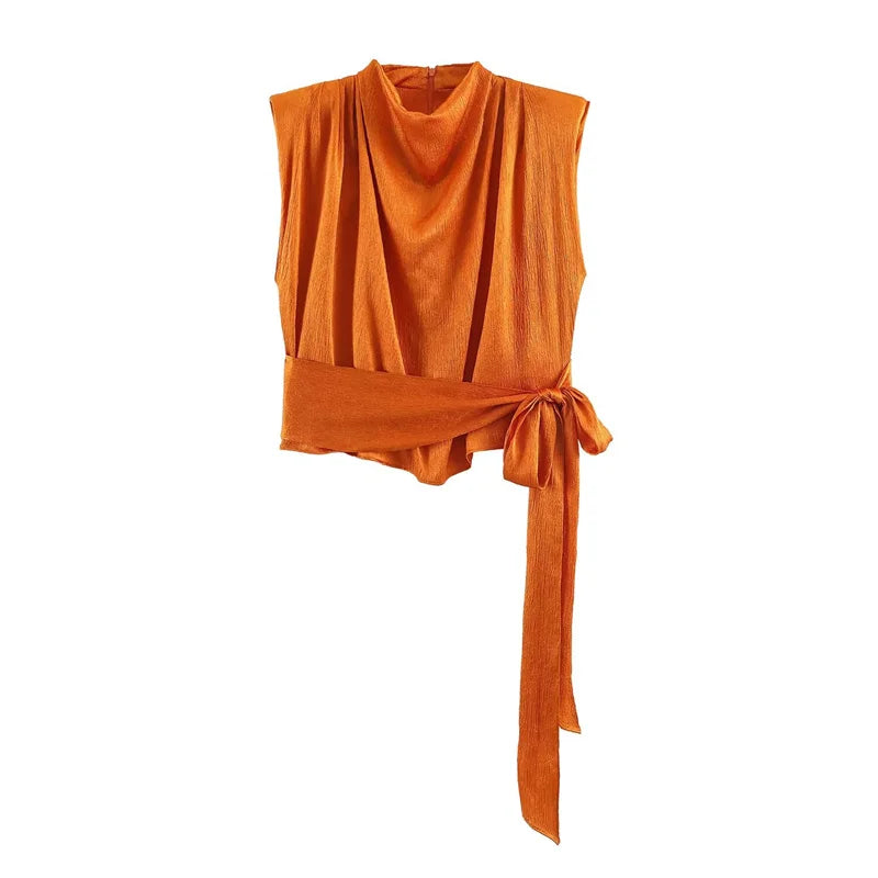 Blusa Drapada Sunset